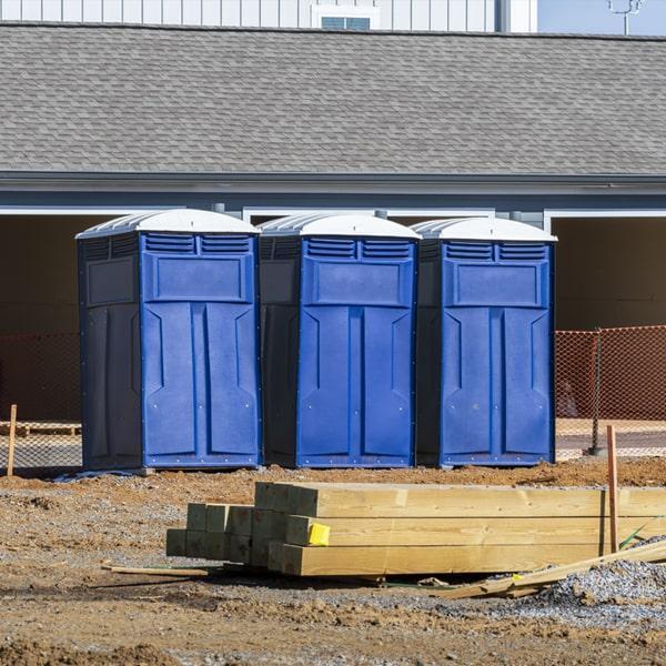Heavy-duty construction site porta potty in Ellensburg, Washington